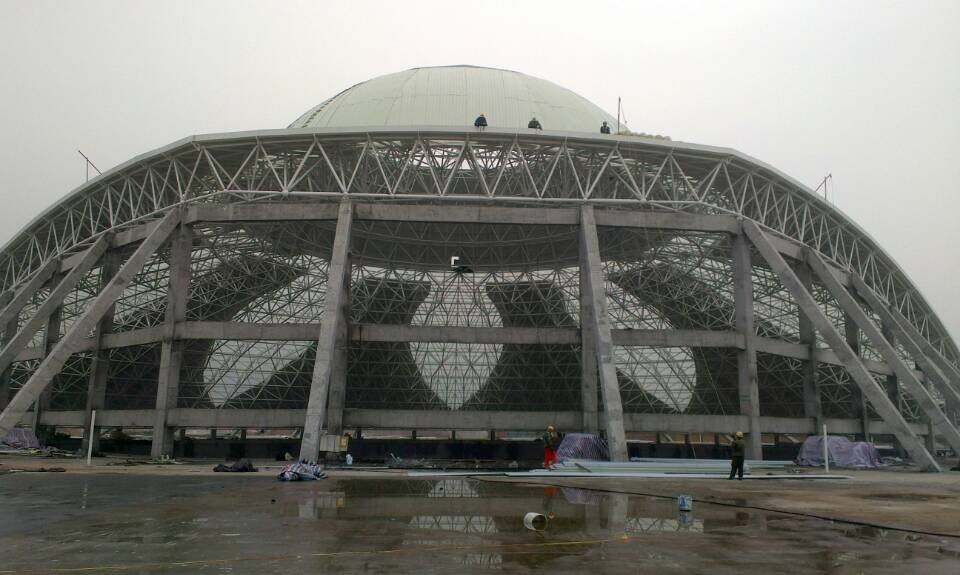 简阳温泉馆网架工程